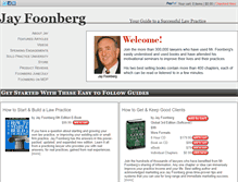 Tablet Screenshot of foonberglaw.com